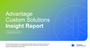 Advantage Custom Solutions Insight Report Cover